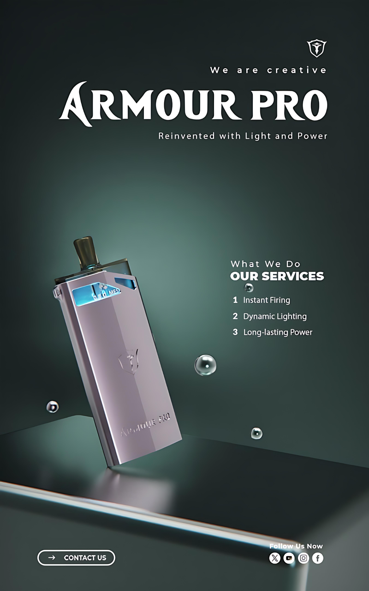 SAMURAI Armour Pro 將軍 PRO 發光註油主機 高性能可調瓦數電子煙設備推薦 產品圖片 1 SAMURAI Armour Pro 將軍 PRO 發光註油主機 高性能可調瓦數電子煙設備推薦 產品圖片 1